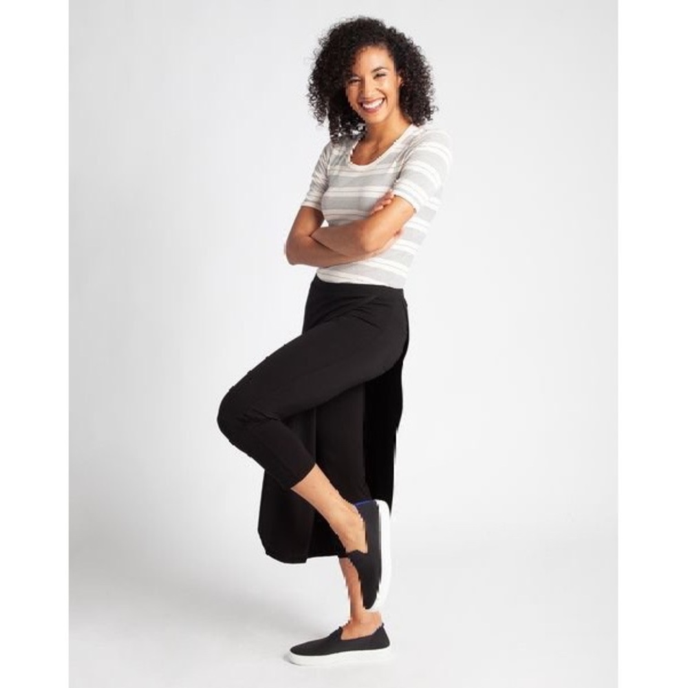 The Sassiest Pants Crop with Skirt Overlay (MP)